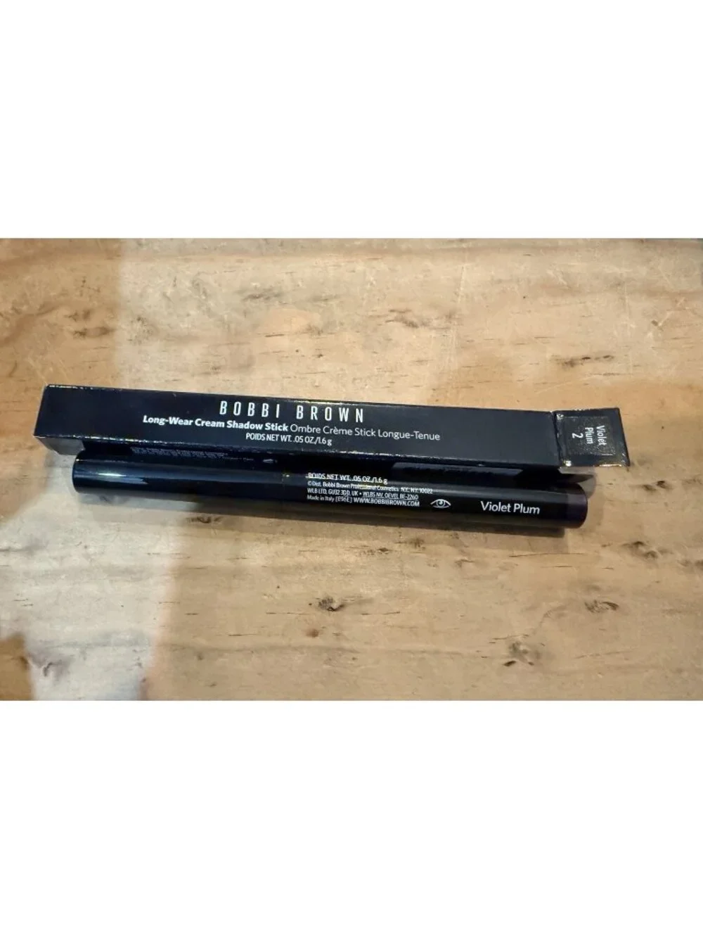 Bobbi Brown Long-Wear Cream Shadow Stick VIOLET PLUM 2 - 0.05oz New With Box